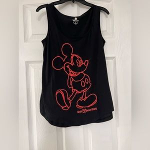 Disney Parks Mickey Mouse Tank Top - Black/Pink